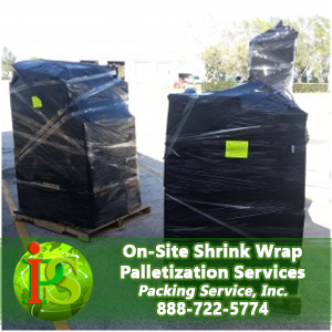 Our professionals are ready to provide shrink wrap palletization services anywhere nationwide.