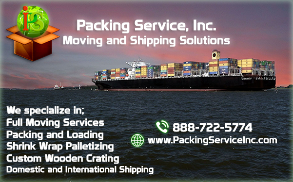 Shipping Company, Shipping Services by Packing Service Inc