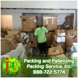 Palletizing Boxes, Palletizing Services by Packing Service Inc