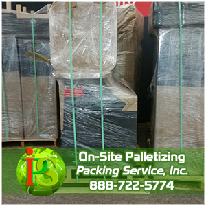 Palletizing Company, Palletizing Boxes, Palletizing Furniture by Packing Service Inc
