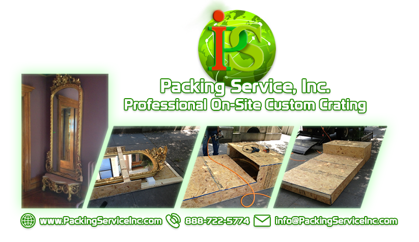 Shipping Services, Custom Crating, and Shrink Wrap Palletizing for antiques by Packing Service Inc