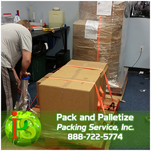 Domestic Palletizing Services by Packing Service Inc