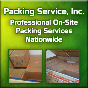 Packing and Loading Professionals, On-Site Pack and Load Services by Packing Service Inc