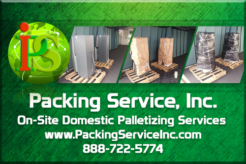 Domestic Palletizing Services by Packing Service Inc