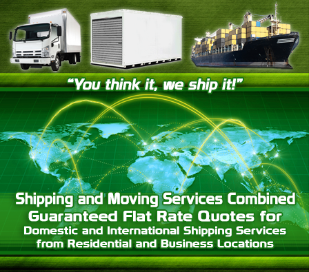 International and Domestic Shipping Services, Moving and Shipping with Packing Service Inc