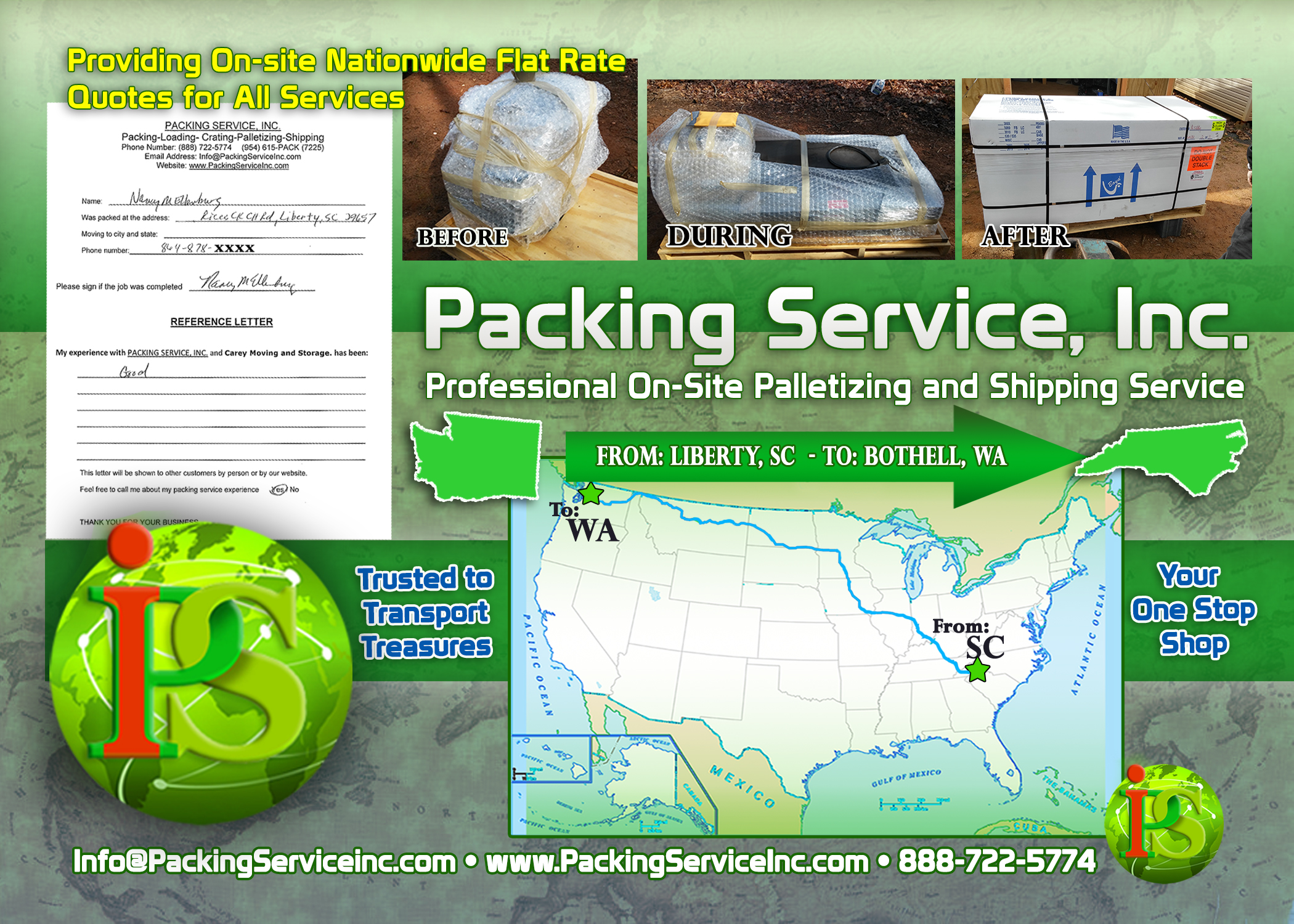 Wrapping, Palletizing and Shipping Machinery SC-WA by Packing Service, Inc. - 182 (1)