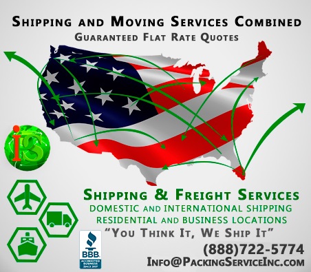 Shipping Nationwide and Internationally by Packing Service, Inc. - 105