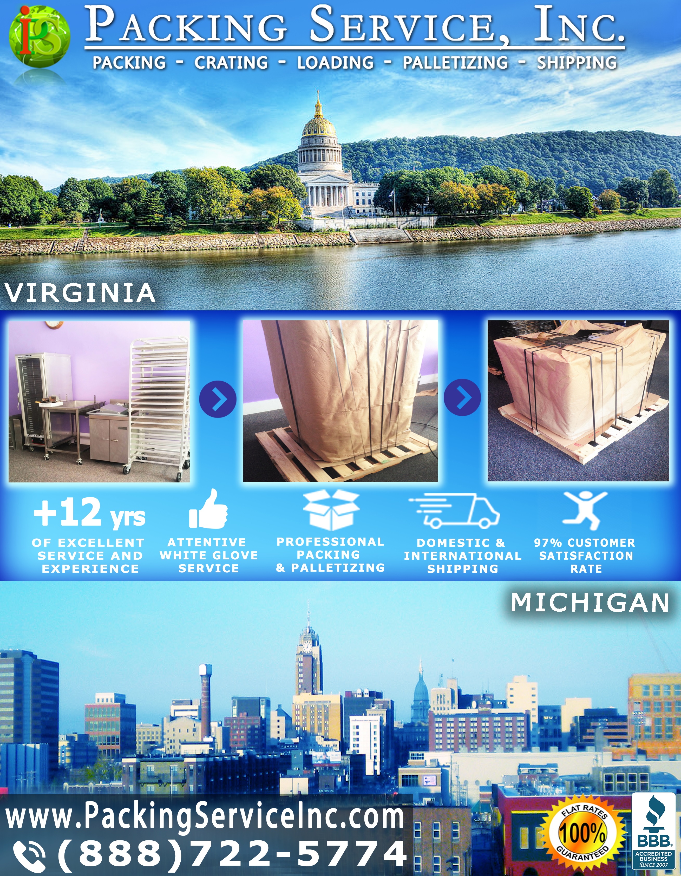 wrapping-restaurant-equipment-palletizing-and-shipping-from-virginia-to-michigan-with-packing-service-inc-447
