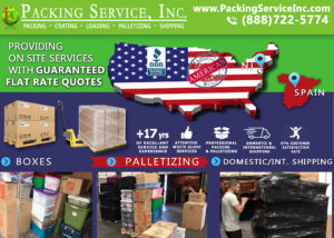 Packing Company, palletizing and crating, Custom Crates